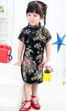 Load image into Gallery viewer, Children's Cheongsam Satin, More Colours, Sizes 1 Year to 11 Years
