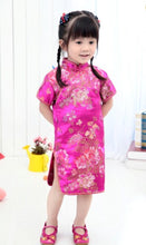 Load image into Gallery viewer, Children's Cheongsam Satin, More Colours, Sizes 1 Year to 11 Years
