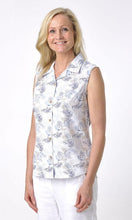 Load image into Gallery viewer, Bamboo Ladies Shirt Sleeveless Print, More Prints
