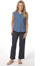 Load image into Gallery viewer, Bamboo Pant Ladies Beach Navy
