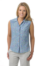 Load image into Gallery viewer, Bamboo Ladies Shirt Sleeveless Aboriginal Art, More Prints
