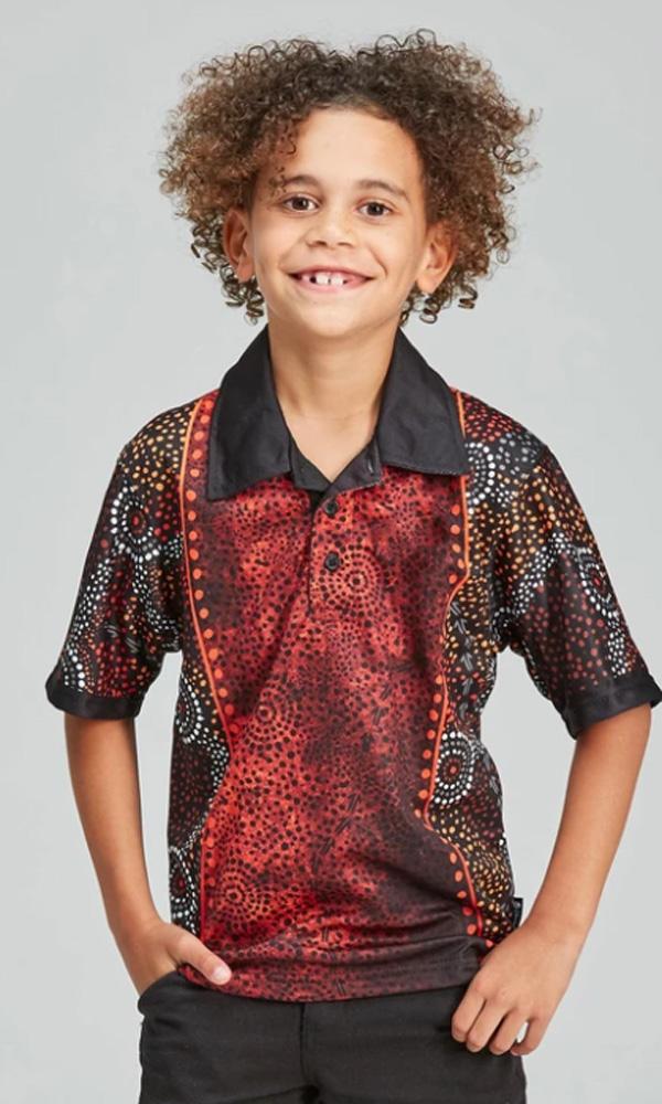 Aboriginal Art Kids Unisex Polo Dreamtime