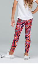 Load image into Gallery viewer, Aboriginal Art Kids Leggings Central Voice
