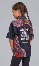 Load image into Gallery viewer, Aboriginal Art Kids Unisex Polo NAIDOC 2020 Voice of Land
