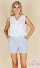 Load image into Gallery viewer, Cotton Short Mini Stripe
