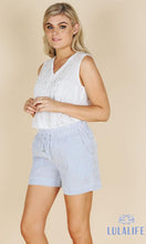 Load image into Gallery viewer, Cotton Short Mini Stripe
