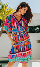 Load image into Gallery viewer, Modal Wrap Dress Salsa
