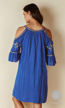 Load image into Gallery viewer, Cotton Dress Salvador Cold Shoulder
