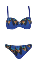 Load image into Gallery viewer, Bikini Set Wild Blue. Pre-Order B Cup to G Cup
