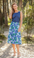 Load image into Gallery viewer, Cotton Skirt Beth Wrap, More Prints, Sizes 8 - 16
