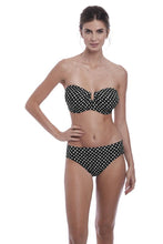 Load image into Gallery viewer, Santa Monica Black &amp; White UW Bandeau - Multiway Strap, Pre-Order D Cup to G Cup

