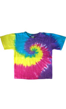 Load image into Gallery viewer, Kids Unisex Tie Dye T-Shirt, Sizes 2-12
