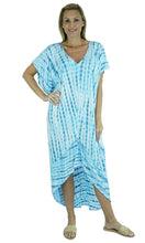 Load image into Gallery viewer, Rayon Kaftan Long Frilled Toga Waterglass, More Colours
