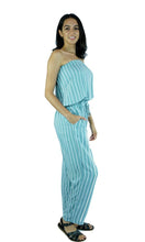 Load image into Gallery viewer, Rayon Jumpsuit Long Bandeau New Stripes, More Colours
