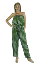 Load image into Gallery viewer, Rayon Jumpsuit Long Bandeau New Stripes, More Colours
