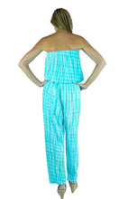 Load image into Gallery viewer, Rayon Jumpsuit Long Bandeau Waterglass, More Colours
