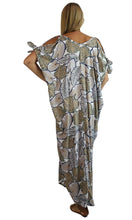 Load image into Gallery viewer, Rayon Kaftan Long Mykonos Leaves, More Colours
