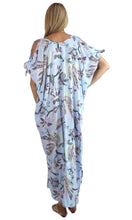 Load image into Gallery viewer, Rayon Kaftan Long Mykonos Lyrebird, More Colours
