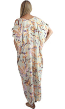 Load image into Gallery viewer, Rayon Kaftan Long Mykonos Lyrebird, More Colours

