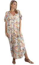 Load image into Gallery viewer, Rayon Kaftan Long Mykonos Lyrebird, More Colours
