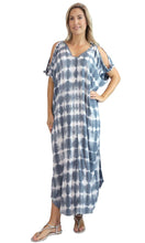 Load image into Gallery viewer, Rayon Kaftan Long Mykonos Sibori, More Colours
