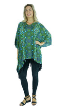 Load image into Gallery viewer, Rayon Cover Up V Neck Dot Art, More Colours
