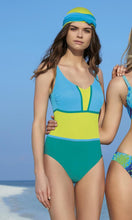 Load image into Gallery viewer, Full Piece Shapewear Turquoise Lightness, Pre-Order B Cup to E Cup
