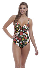 Load image into Gallery viewer, Tiki Bar Multi Uw Plunge Tankini Top, Pre-Order D Cup to HH Cup

