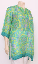 Load image into Gallery viewer, Silk Kurta Kaftan Istanbul Paisley, More Colours
