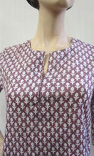 Load image into Gallery viewer, Cotton Kurta White Print
