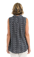 Load image into Gallery viewer, Cotton Top Sleeveless Mono Print, Sizes 8 - 18
