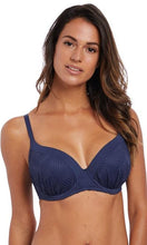 Load image into Gallery viewer, Marseille Twilight  UW Moulded Gathered Bikini Top, Pre- Order D Cup to  G Cup
