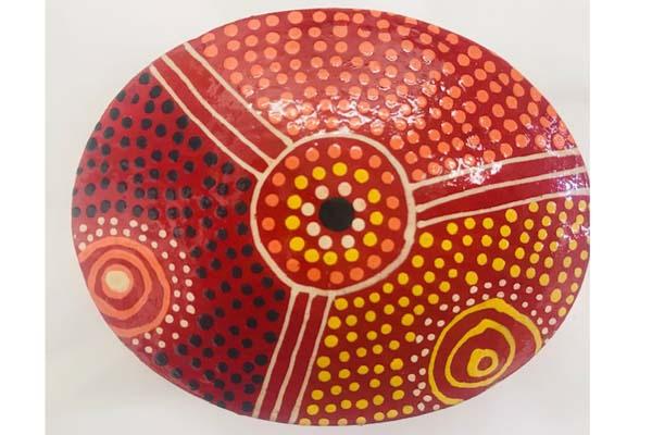 Aboriginal Art Lacquer Pill Box by Jane Oliver (2)