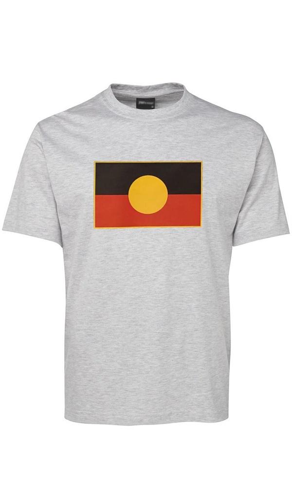 Aboriginal Flag Children's T-Shirt Grey Marle