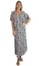 Load image into Gallery viewer, Rayon Kaftan Long Mykonos Safari, More Colours
