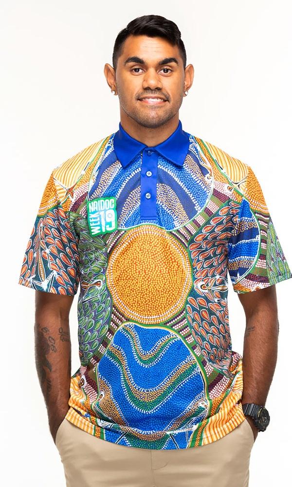 Aboriginal Art Unisex Polo NAIDOC 2019 Be the Voice