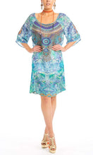 Load image into Gallery viewer, Silk Dress Slit Sleeve Amalfi
