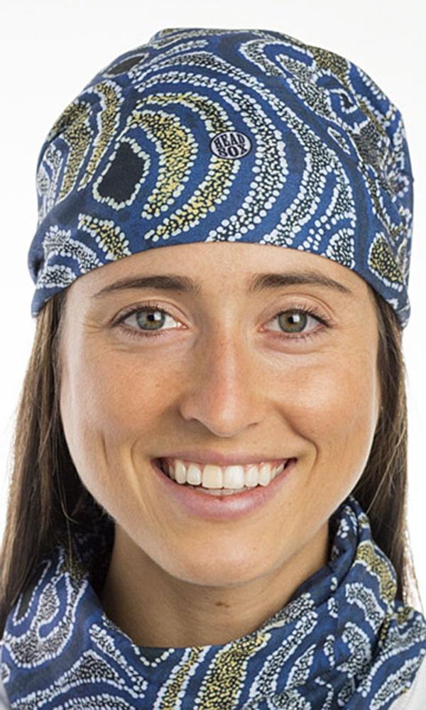 Aboriginal Art Headsox Mikantji - Water Dreaming