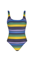 Load image into Gallery viewer, Full Piece Colorful Stripes. Pre-Order B Cup to E Cup
