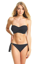 Load image into Gallery viewer, Ottawa Black UW Twist Bandeau Multiway Bikini Top, Pre-Order D Cup to G Cup
