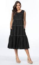 Load image into Gallery viewer, Linen Dress Tiered
