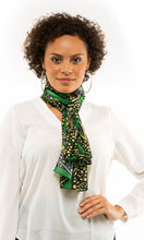 Load image into Gallery viewer, Aboriginal Art Scarf Gumtree Flowers
