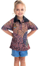 Load image into Gallery viewer, Aboriginal Art Kids Unisex Polo NAIDOC 2020 Our Many Tribes
