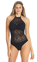 Load image into Gallery viewer, Sundance Black UW High Neck Cutout Suit, Pre-Order D Cup to FF Cup
