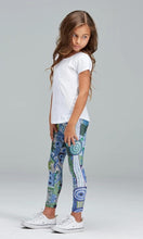 Load image into Gallery viewer, Aboriginal Art Kids Leggings Coastal Dreaming
