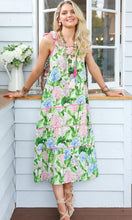 Load image into Gallery viewer, Cotton Viscose Dress Jelinga Hydrangea
