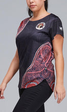 Load image into Gallery viewer, Aboriginal Art Womens Top NAIDOC 2020 Voice of Land
