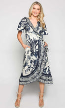 Load image into Gallery viewer, Cotton Dress Misha Wrap Venice Blue
