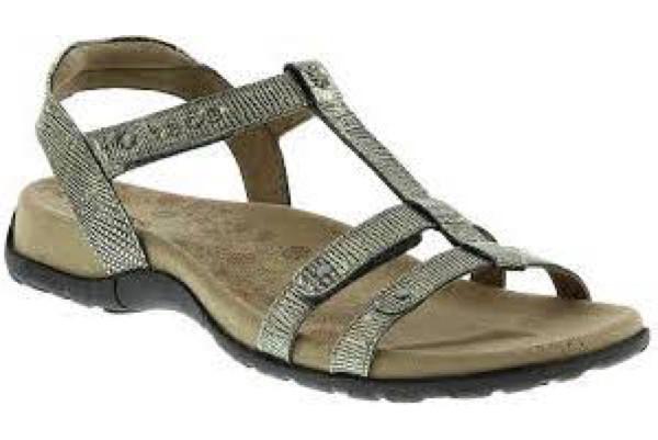 Arch Support Sandal Trophy Light Gold Reptile, Sizes 6 - 11