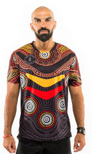 Load image into Gallery viewer, Aboriginal Art Sports Tribute T-Shirt
